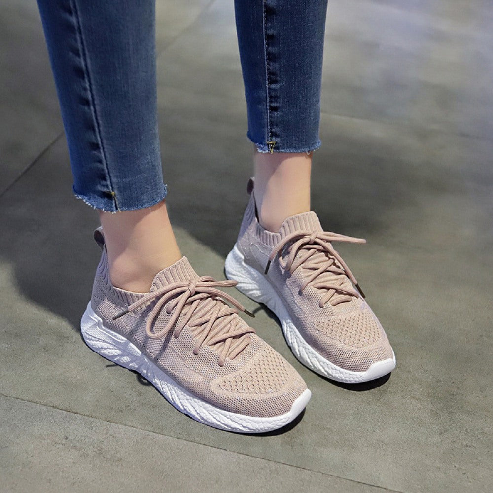 Women's  New Breathable Flat Bottom Sneakers