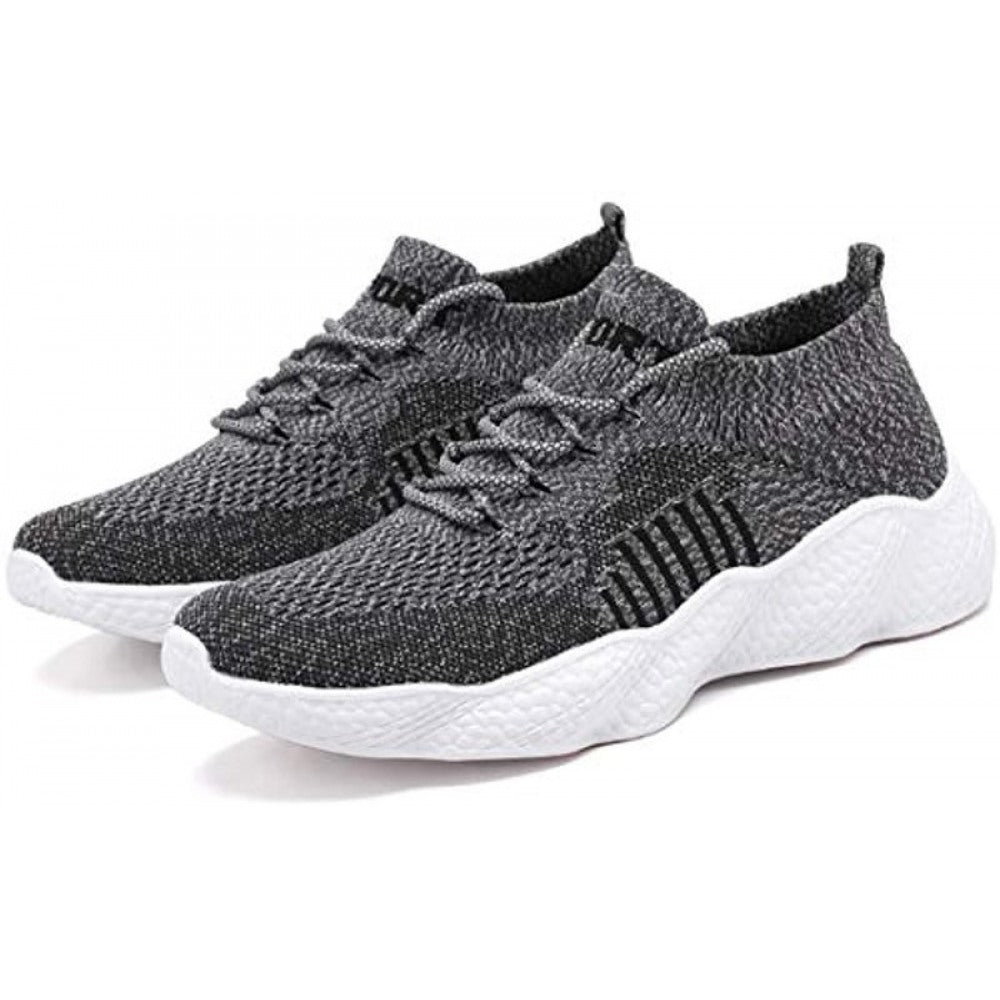 Men's Lightweight Athletic Casual Grey Sports Shoes